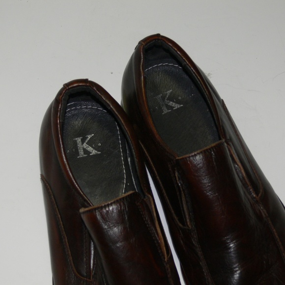 CALVIN KLEIN Men's Leather driver Loafe - Picture 3 of 4